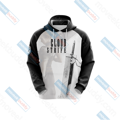 Final Fantasy VII - Cloud Strife Unisex 3D T-shirt   