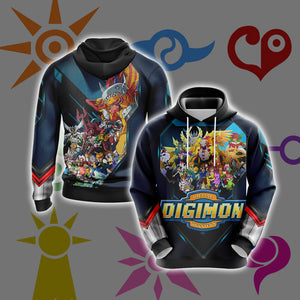 Digimon Mimi And Tanemon Unisex 3D T-shirt Hoodie S 