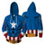 Captain America Comic Cosplay Zip Up Hoodie Jacket US/EU XXS (ASIAN S)  