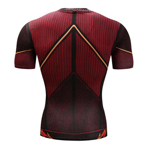 The Flashman Cosplay Short Sleeve Compression T-shirt   