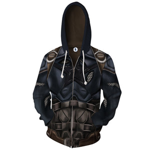 The Winter Soldier Captain America Cosplay Zip Up Hoodie Jacket   