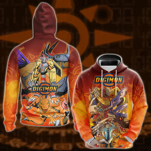 Digimon Video Game 3D All Over Print T-shirt Tank Top Zip Hoodie Pullover Hoodie Hawaiian Shirt Beach Shorts Jogger Hoodie S 