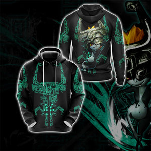 Legend of Zelda - Midna New Style Unisex Zip Up Hoodie Hoodie S 