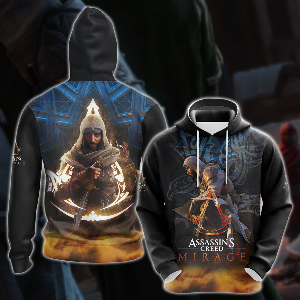 Assassin s Creed Mirage Video Game All Over Printed T shirt Tank Top Z MoveekBuddyShop