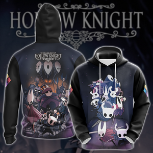 Hollow Knight Video Game 3D All Over Printed T-shirt Tank Top Zip Hoodie Pullover Hoodie Hawaiian Shirt Beach Shorts Joggers Hoodie S 