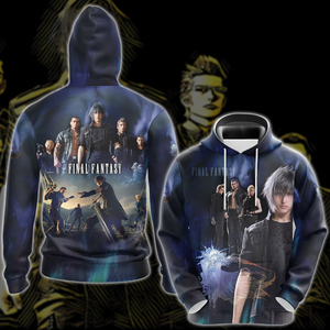 Final Fantasy XV Video Game 3D All Over Print T-shirt Tank Top Zip Hoodie Pullover Hoodie Hawaiian Shirt Beach Shorts Jogger Hoodie S 