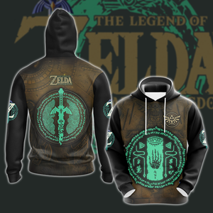 The Legend of Zelda: Tears of the Kingdom Video Game 3D All Over Printed T-shirt Tank Top Zip Hoodie Pullover Hoodie Hawaiian Shirt Beach Shorts Jogger Hoodie S 