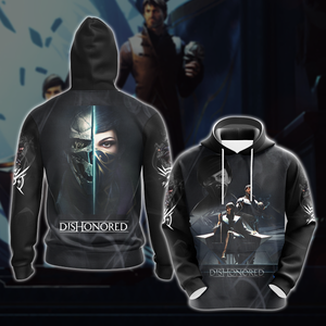 Dishonored 2 Video Game 3D All Over Printed T-shirt Tank Top Zip Hoodie Pullover Hoodie Hawaiian Shirt Beach Shorts Jogger Hoodie S 