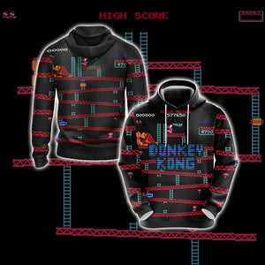 Donkey Kong New Game Unisex 3D T-shirt Hoodie S 
