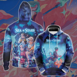 Sea of Stars Video Game 3D All Over Printed T-shirt Tank Top Zip Hoodie Pullover Hoodie Hawaiian Shirt Beach Shorts Joggers Hoodie S 