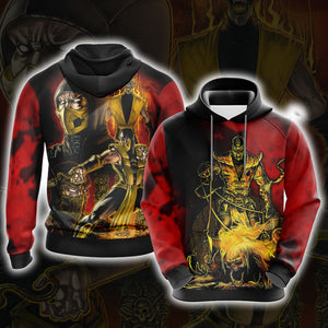 Mortal Kombat - Scorpio Unisex 3D T-shirt Hoodie S 