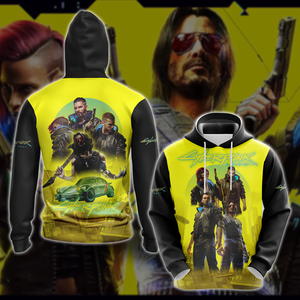 Cyberpunk 2077 Video Game 3D All Over Printed T-shirt Tank Top Zip Hoodie Pullover Hoodie Hawaiian Shirt Beach Shorts Jogger Hoodie S 