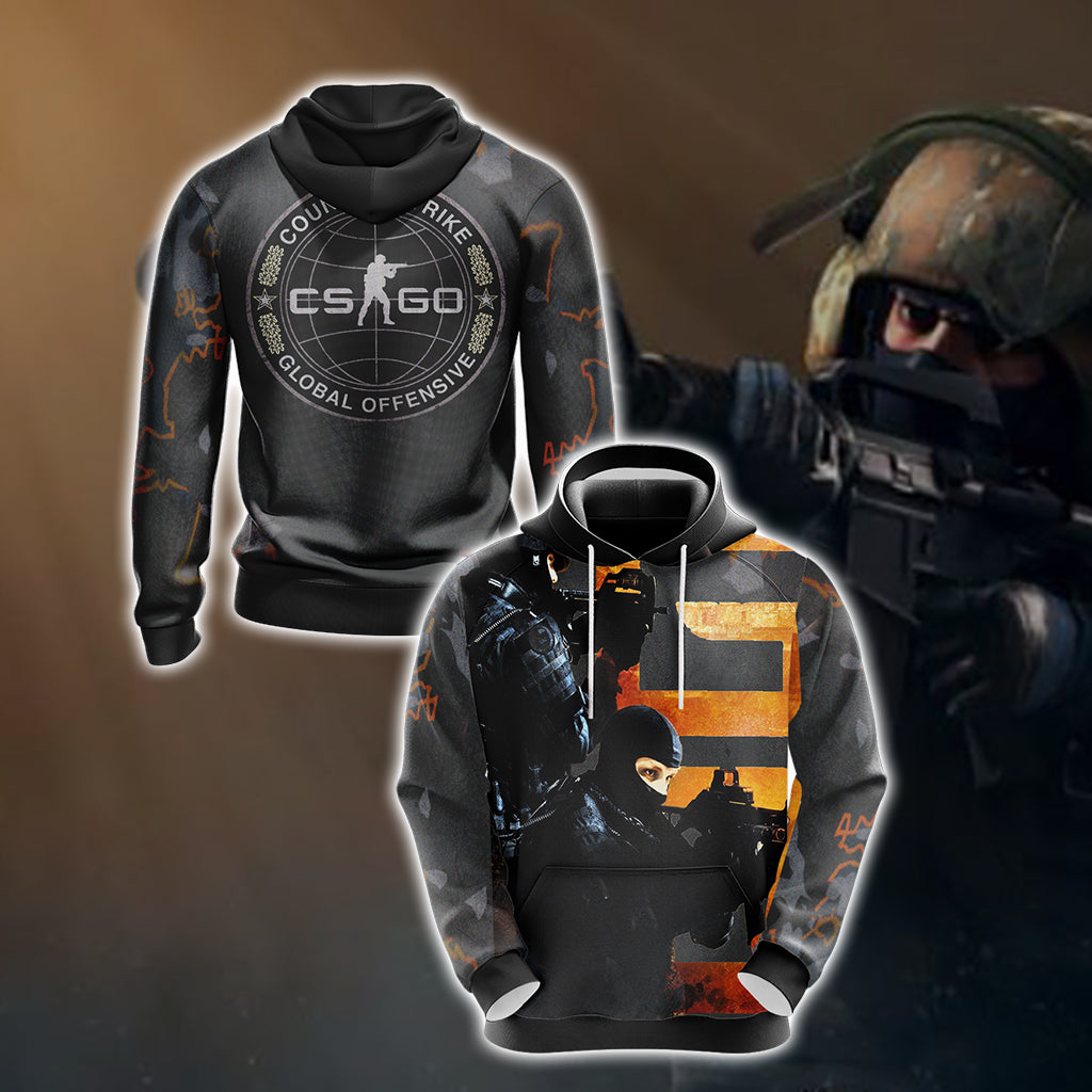 Counter-Strike New Look Unisex 3D T-shirt Hoodie S 