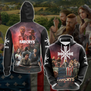 Far Cry 5 Video Game 3D All Over Printed T-shirt Tank Top Zip Hoodie Pullover Hoodie Hawaiian Shirt Beach Shorts Jogger Hoodie S 