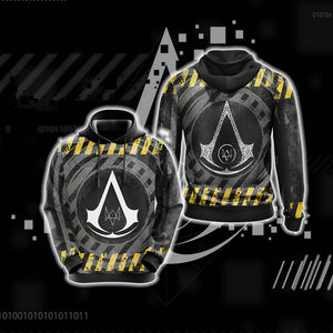 Assassin's Creed Watch Dogs Crossover Unisex 3D T-shirt Hoodie S 