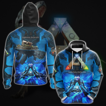 ARK: Survival Evolved Video Game 3D All Over Printed T-shirt Tank Top Zip Hoodie Pullover Hoodie Hawaiian Shirt Beach Shorts Jogger Hoodie S 