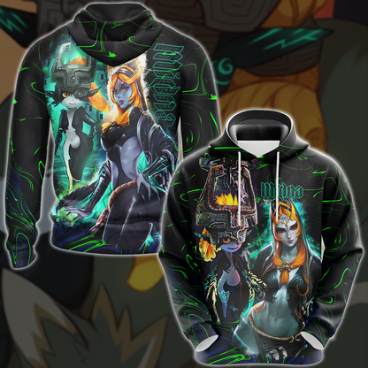 Legend of Zelda Midna Video Game 3D All Over Print T-shirt Tank Top Zip Hoodie Pullover Hoodie Hawaiian Shirt Beach Shorts Jogger Hoodie S 