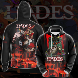 Hades Video Game 3D All Over Print T-shirt Tank Top Zip Hoodie Pullover Hoodie Hawaiian Shirt Beach Shorts Jogger Hoodie S 