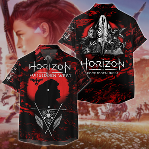 Horizon Forbidden West 3D All Over Print T-shirt Tank Top Zip Hoodie Pullover Hoodie Hawaiian Shirt Beach Shorts Jogger Hawaiian Shirt S 