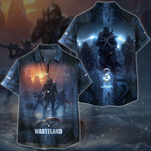 Wasteland 3 Video Game 3D All Over Printed T-shirt Tank Top Zip Hoodie Pullover Hoodie Hawaiian Shirt Beach Shorts Jogger Hawaiian Shirt S 