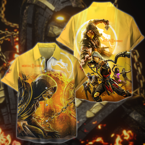 Mortal Kombat Video Game 3D All Over Print T-shirt Tank Top Zip Hoodie Pullover Hoodie Hawaiian Shirt Beach Shorts Jogger Hawaiian Shirt S 