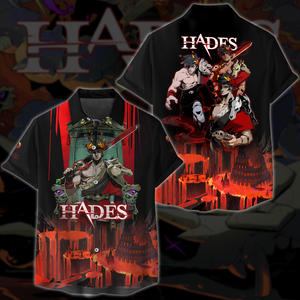 Hades Video Game 3D All Over Print T-shirt Tank Top Zip Hoodie Pullover Hoodie Hawaiian Shirt Beach Shorts Jogger Hawaiian Shirt S 