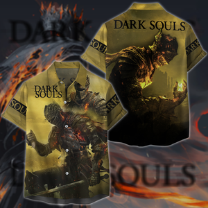 Dark Souls Video Game 3D All Over Print T-shirt Tank Top Zip Hoodie Pullover Hoodie Hawaiian Shirt Beach Shorts Jogger Hawaiian Shirt S 