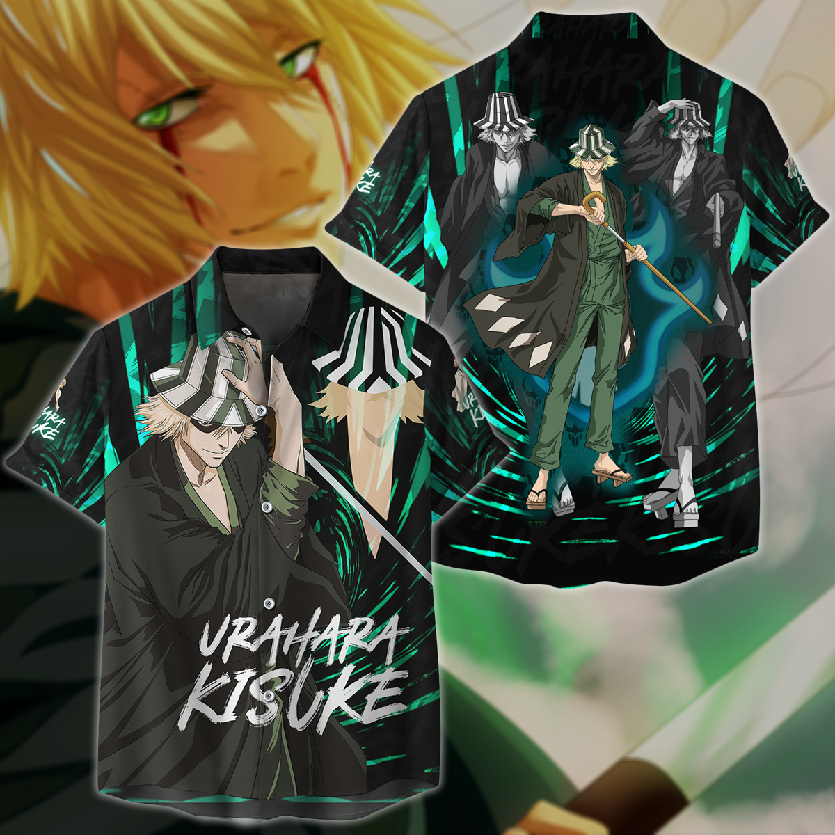 Bleach Kisuke Urahara Anime Manga 3D All Over Print T-shirt Tank Top Z -  MoveekBuddyShop