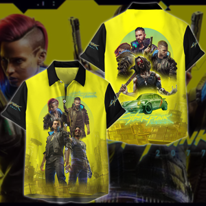 Cyberpunk 2077 Video Game 3D All Over Printed T-shirt Tank Top Zip Hoodie Pullover Hoodie Hawaiian Shirt Beach Shorts Jogger Hawaiian Shirt S 