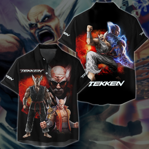 Tekken Heihachi Mishima Video Game 3D All Over Print T-shirt Tank Top Zip Hoodie Pullover Hoodie Hawaiian Shirt Beach Shorts Jogger Hawaiian Shirt S 