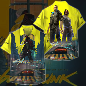 Cyberpunk 2077 Video Game 3D All Over Print T-shirt Tank Top Zip Hoodie Pullover Hoodie Hawaiian Shirt Beach Shorts Jogger Hawaiian Shirt S 