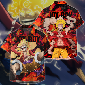 One Piece Joy boy Luffy  Anime Manga 3D All Over Print T-shirt Tank Top Zip Hoodie Pullover Hoodie Hawaiian Shirt Beach Shorts Jogger Hawaiian Shirt S 