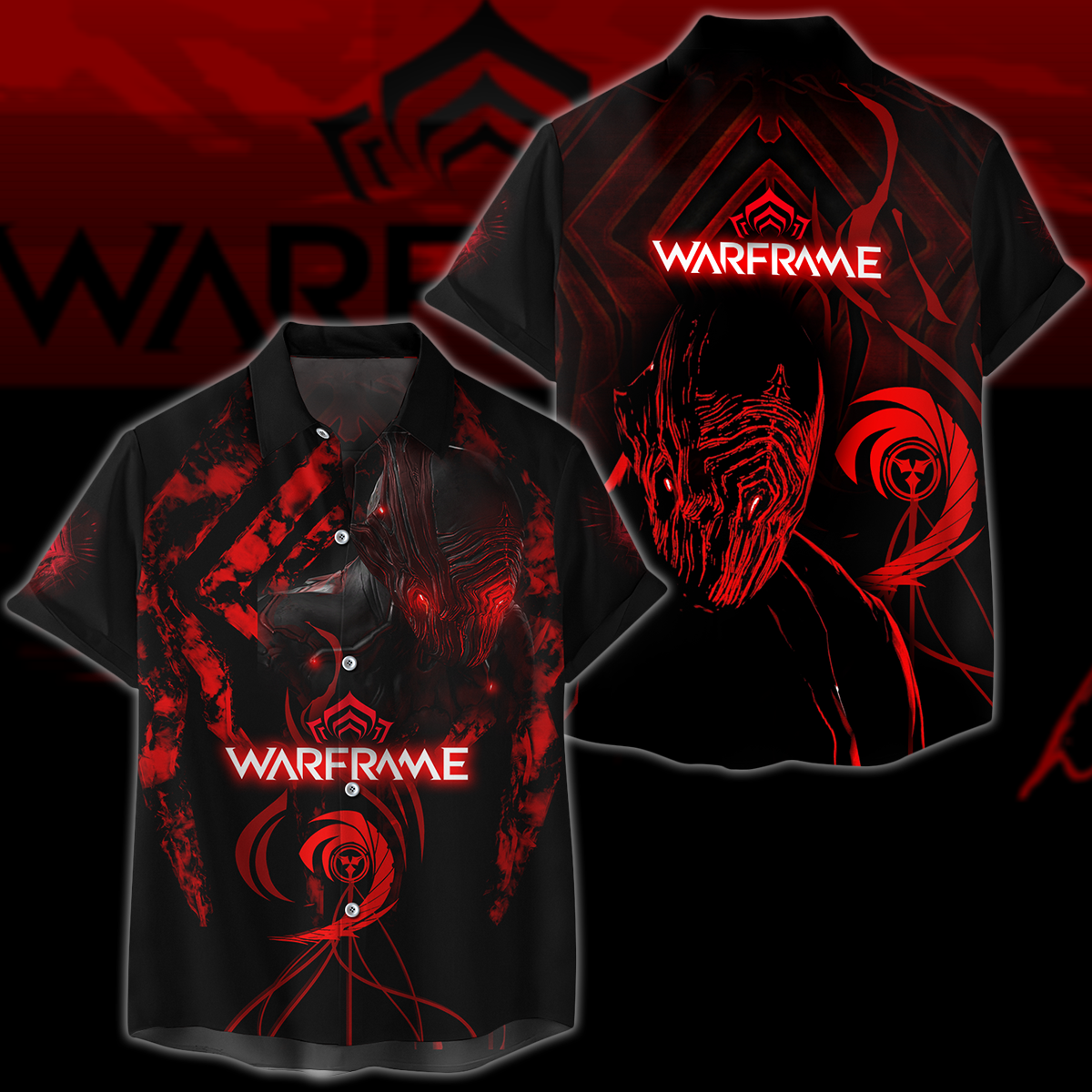 Warframe Video Game 3D All Over Printed T-shirt Tank Top Zip Hoodie Pullover Hoodie Hawaiian Shirt Beach Shorts Joggers   