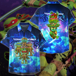 Teenage Mutant Ninja Turtle TMNT Video Game 3D All Over Print T-shirt Tank Top Zip Hoodie Pullover Hoodie Hawaiian Shirt Beach Shorts Jogger Hawaiian Shirt S 