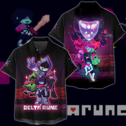 Deltarune Video Game 3D All Over Printed T-shirt Tank Top Zip Hoodie Pullover Hoodie Hawaiian Shirt Beach Shorts Jogger Hawaiian Shirt S 