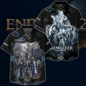 Final Fantasy XIV: Endwalker Video Game 3D All Over Printed T-shirt Tank Top Zip Hoodie Pullover Hoodie Hawaiian Shirt Beach Shorts Jogger Hawaiian Shirt S 