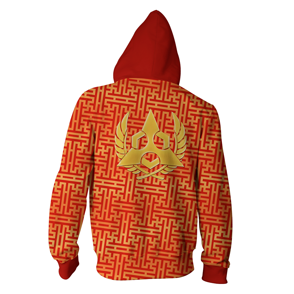 Tekken Heihachi Mishima Cosplay Zip Up Hoodie Jacket   