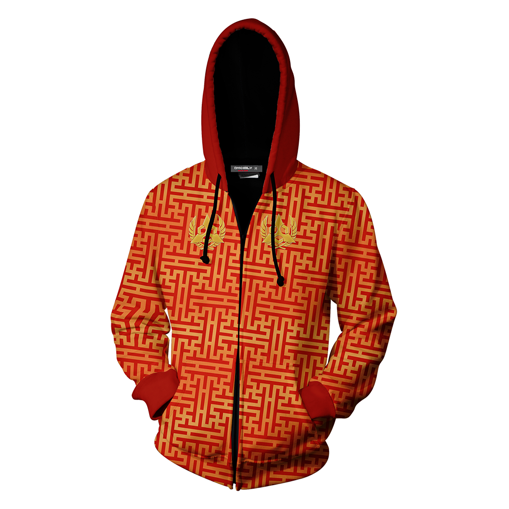 Tekken Heihachi Mishima Cosplay Zip Up Hoodie Jacket   
