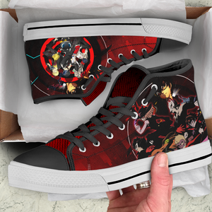Persona 5 High Top Canvas Shoes   