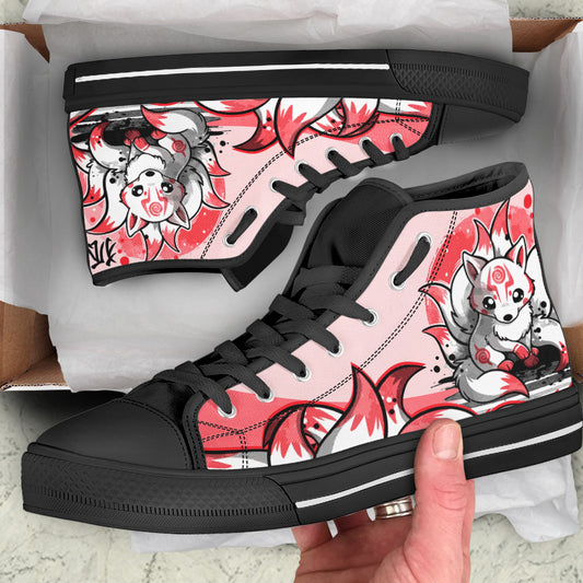 Ninetail fox Spirit High Top Shoes SIZE 29