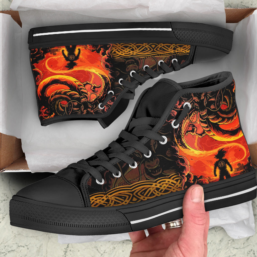 Dragon Ball Goku High Top Shoes SIZE 29