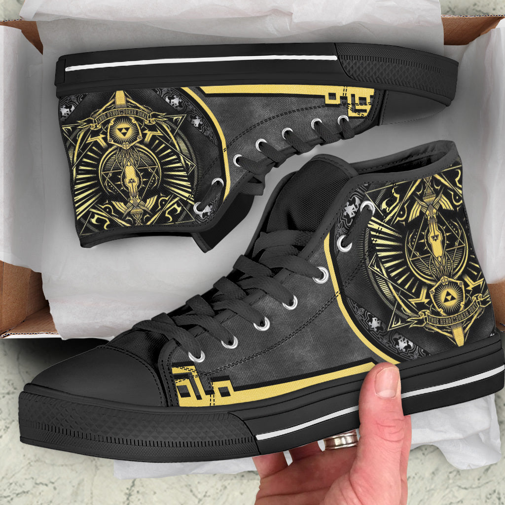 The Legend Of Zelda 3D High Top Shoes SIZE 29