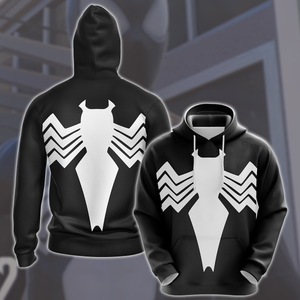 Spider-Man 2 Peter Parker Classic Black Suit Cosplay Video Game All Over Printed T-shirt Tank Top Zip Hoodie Pullover Hoodie Hawaiian Shirt Beach Shorts Joggers Hoodie S 