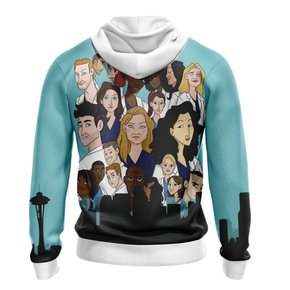Grey's Anatomy Unisex 3D T-shirt   