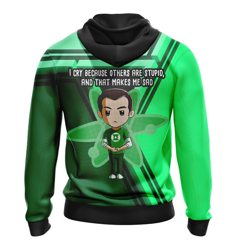 The Big Bang Theory - I Cry Because Others Are Stupid And Make Me Sad Unisex 3D T-shirt   