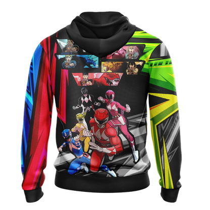 Power Rangers Unisex 3D T-shirt   