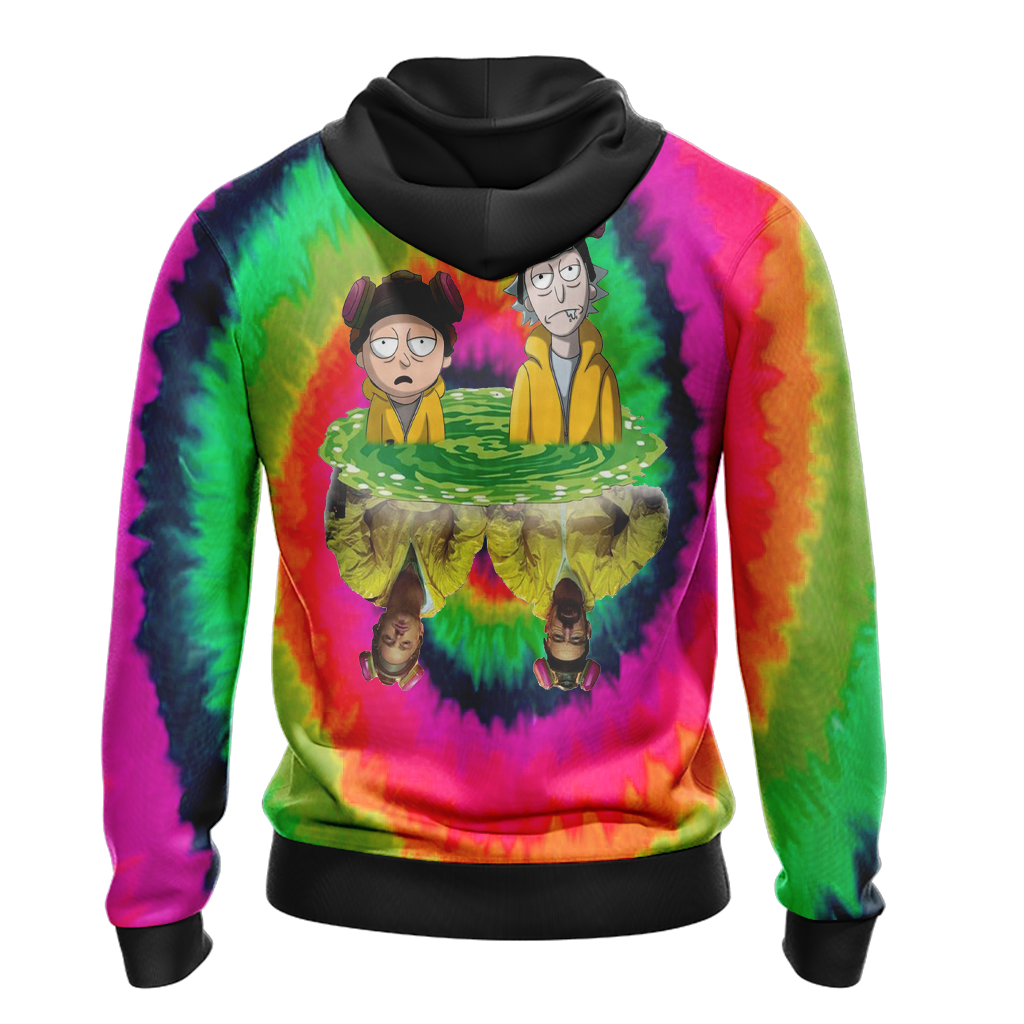Breaking Bad x Rick and Morty Unisex 3D T-shirt   