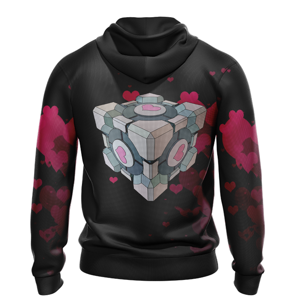 Portal Companion Cube Unisex 3D T-shirt   