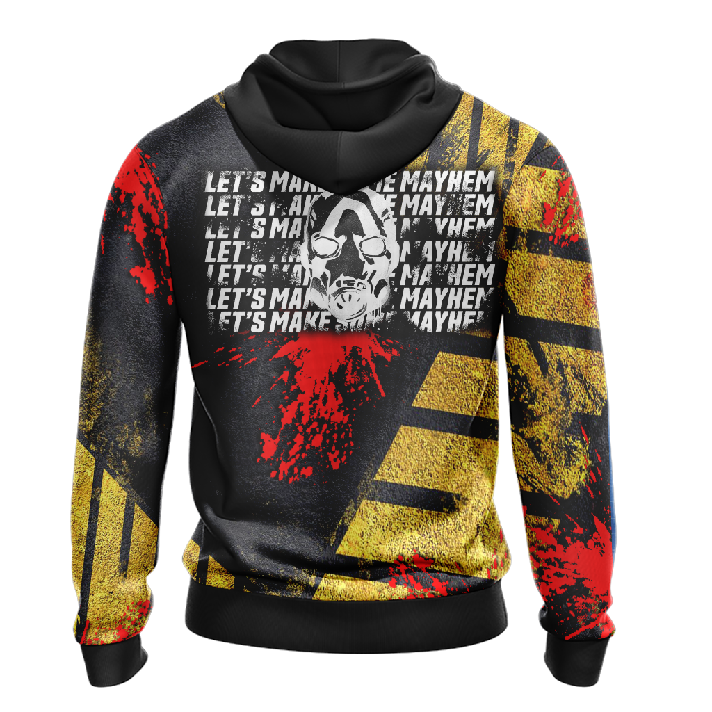 Borderlands - Let's Make Some May Hem Unisex 3D T-shirt   