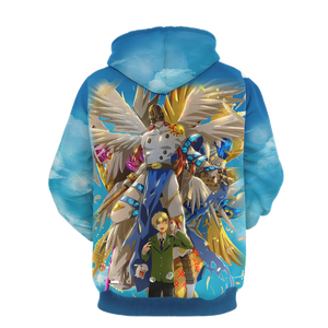 Digimon Takaishi Takeru And Angemon Unisex 3D T-shirt   